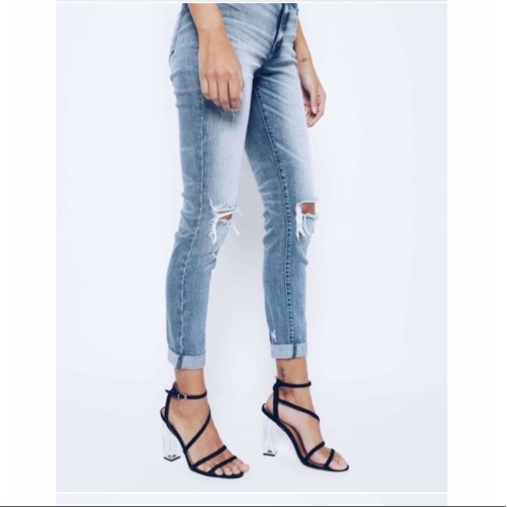 Last Pair Amazing Fit!! New Distressed Denim Jeans - Picture 6 of 7